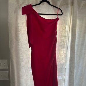 One shoulder dress